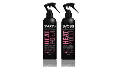 Pack de sprays protectores térmicos para cabello de Syoss