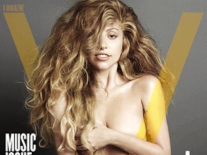 Lada Gaga al desnudo en la portada de la revista