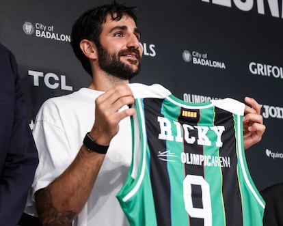 Ricky Rubio, presentado este martes como jugador del Joventut Badalona.