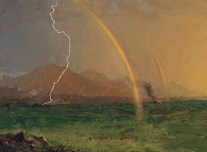 <i>Escena alpina durante una tempestad de truenos</i>, 1868