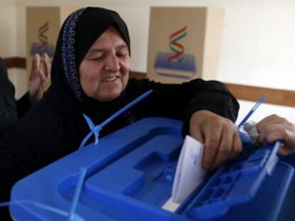 Datos provisionales sitúan la participación en un 78%. A pesar de la tensión en Kirkuk, el referéndum ha transcurrido en un ambiente festivo