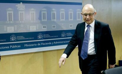 El ministro de Hacienda, Crist&oacute;bal Montoro.