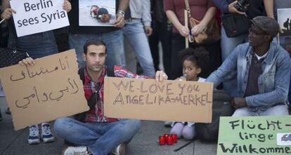 Manifestación el sábado en Berlín en defensa ed Merkel.