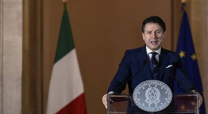 El primer ministro italiano, Giuseppe Conte.