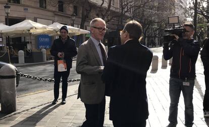 El ministro de Cultura José Guirao, en su visita a València. 