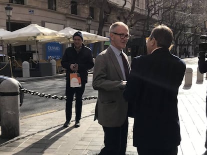 El ministro de Cultura José Guirao, en su visita a València. 