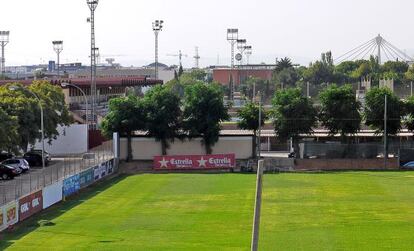 Una imagen de la ciudad deportiva del Valencia CF, ayer, en Paterna