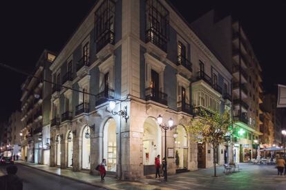 El hotel Palacio Salvetti, en la calle Castaños de Alicante.