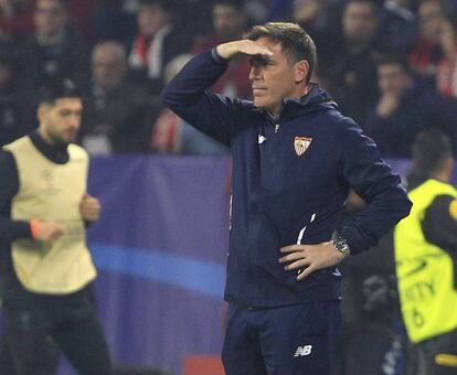 Eduardo Berizzo at Sánchez Pizjuán stadium.