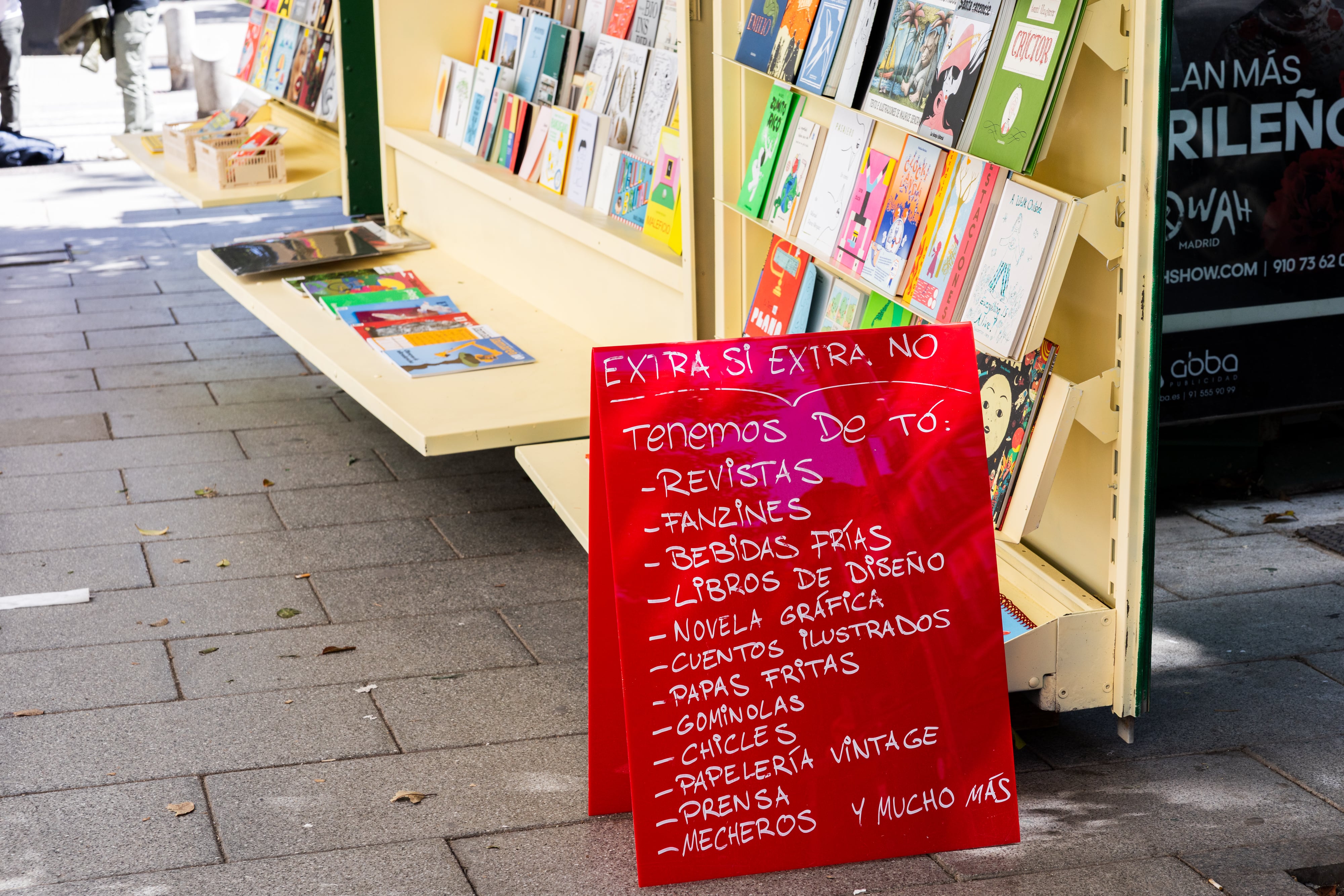 El quiosco Extra, en Madrid.