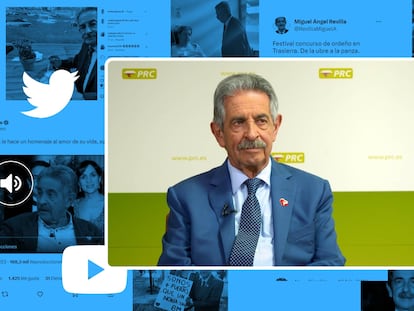 Miguel Ángel Revilla, en la entrevista de EL PAÍS sobre redes sociales