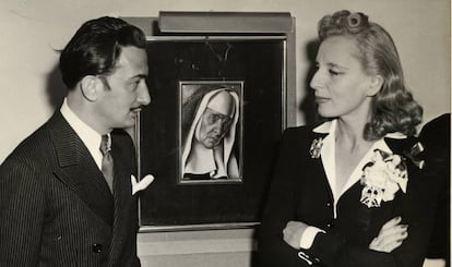 Tamara de Lempicka y Salvador Dalí, en Nueva York, 1941.