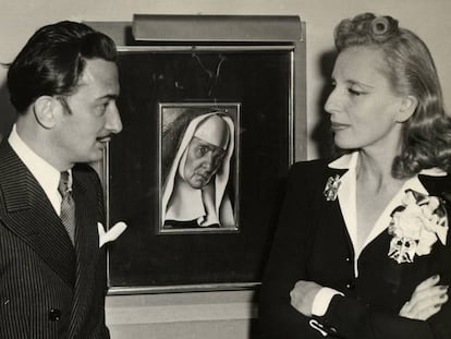 Tamara de Lempicka y Salvador Dalí, en Nueva York, 1941.