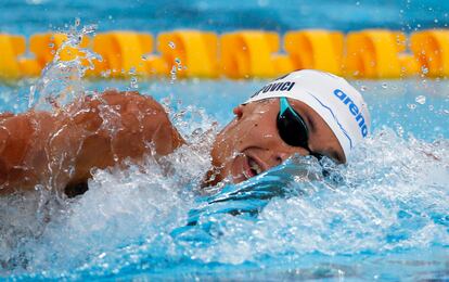 David Popovici at the Belgrade 2024 European Championships.