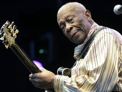 B. B. King el 11 de julio de 2012.