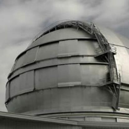 El Gran Telescopio Canarias que hoy ha sido inaugurado por los Reyes de España