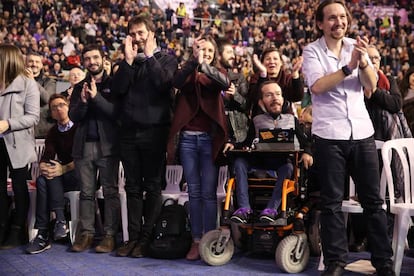 La segunda asamblea de Vistalegre, en febrero de 2017, hizo patente el nuevo reparto de poder en la dirección de Podemos, donde Pablo Echenique e Irene Montero asumieron más responsabilidad en detrimento de otros líderes como Errejón.