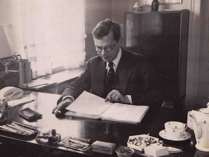 El alemán Hans Fallada, en una imagen de archivo.