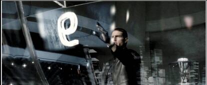 Tom Cruise en la película Minority Report.