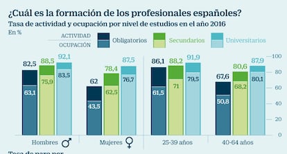 Formación de los profesionales españoles