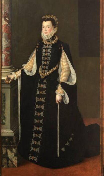 Retrato de Isabel de Valois de Sofonisba Anguissola.