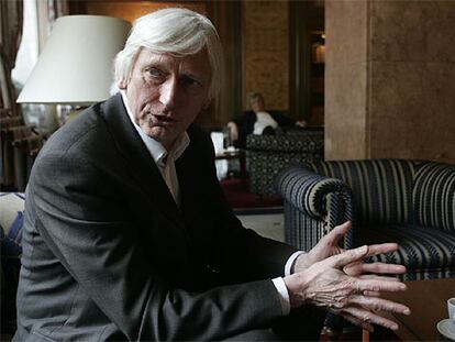 El historiador Richard Overy, retratado en Barcelona.