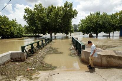 El canal a su paso por Xerta, en la provincia de Tarragona.