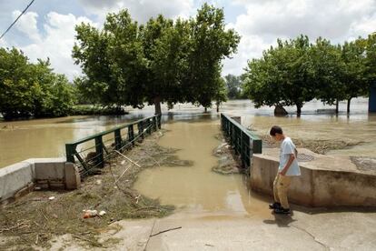 El canal a su paso por Xerta, en la provincia de Tarragona.  