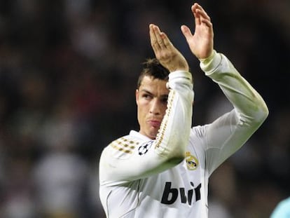 Cristiano Ronaldo, durante un partido con el Madrid.