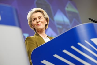 La presidente de la Comisión Europea, Ursula von der Leyen