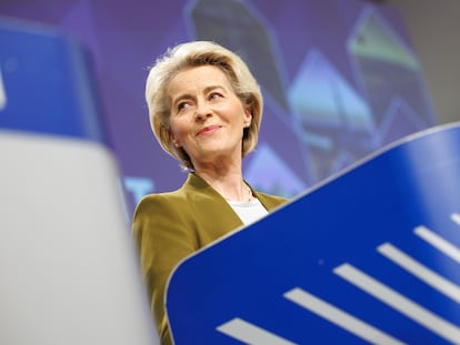 La presidente de la Comisión Europea, Ursula von der Leyen