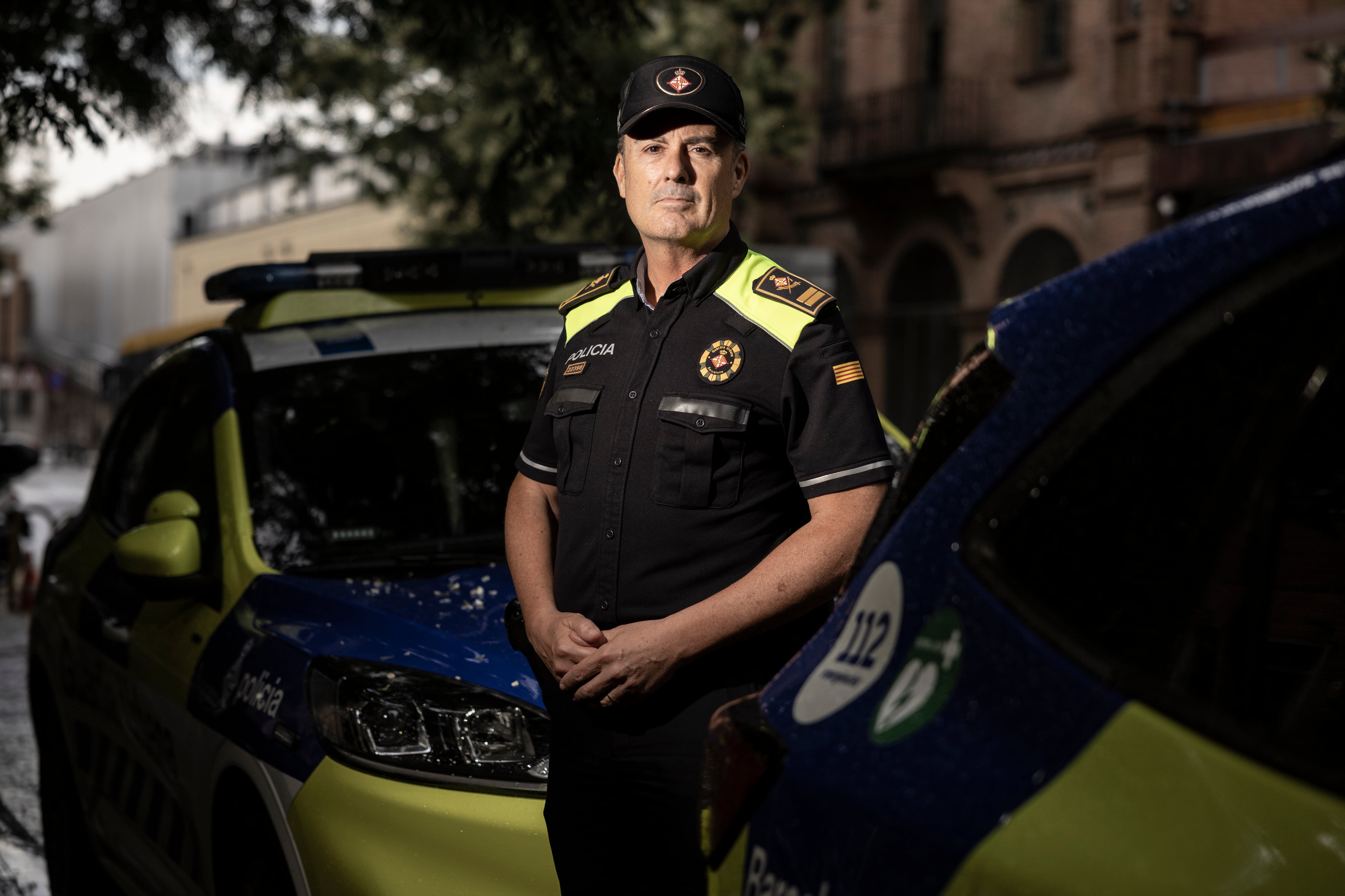 Pedro Velázquez, intendente mayor de la Guardia Urbana de Barcelona, en la prefectura de la policía local.