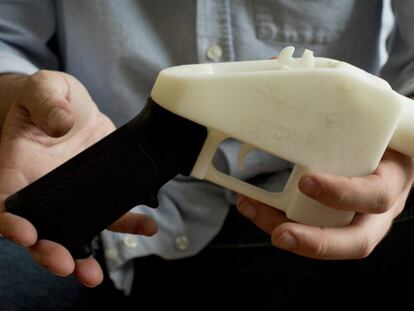 Uma pistola 3D da empresa Defense Distributed