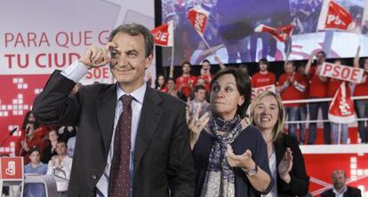 El presidente en el mitin de Santander.