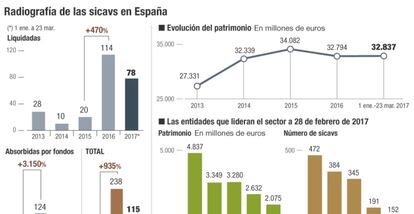 Radiografía de las sicavs en España