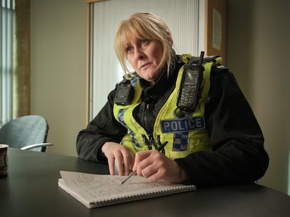 Sarah Lancashire com a Catherine Cawood a la tercera temporada de 'Happy Valley'.