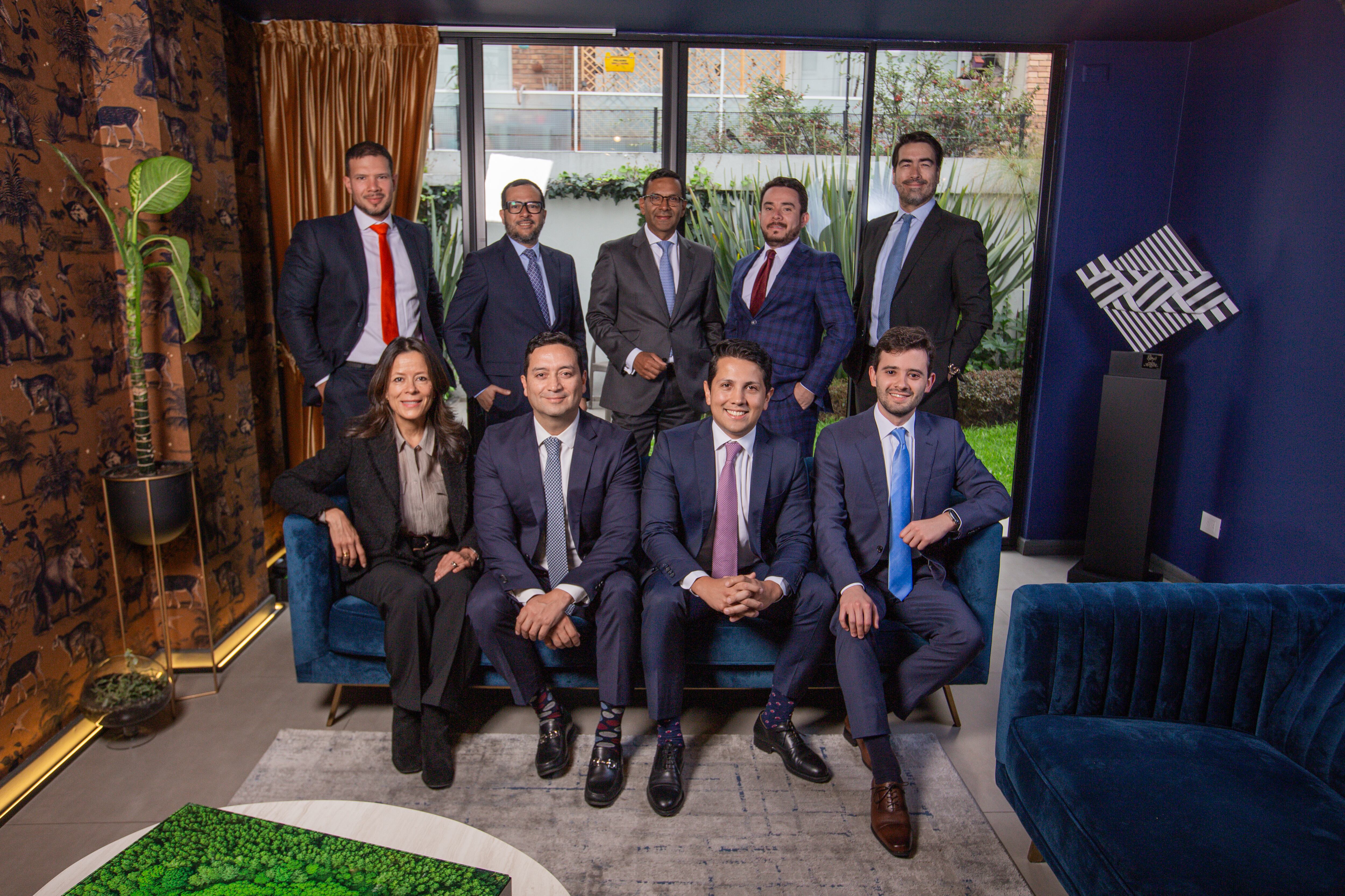El nuevo equiop de Ecija Colombia, con David Bedoya al frente.