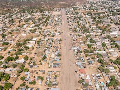 Vista aérea de La Pista en Maicao, la Guajira, el 8 de marzo de 2023.