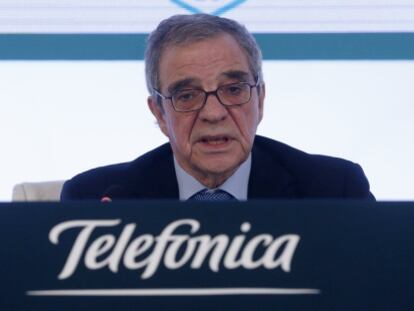 Cesar Alierta, presidente de Telef&oacute;nica