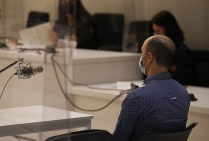 David Urdín Pérez, a quien se llegó a situar en la dirección de ETA, durante el juicio en la Audiencia Nacional, este jueves.