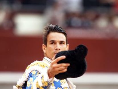 El torero José María Manzanares, el pasado mayo en la madrileña Feria de San Isidro.