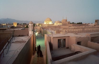 Desde los techos de Yazd.