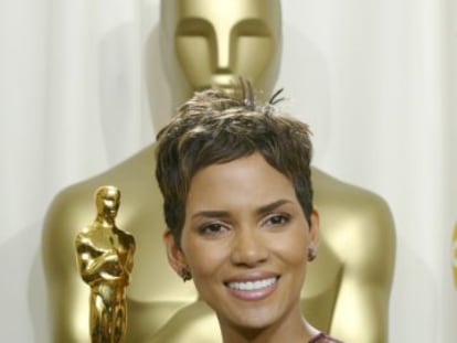 Halle Berry, en 2002 cuando obtuvo el Oscar por su actuaci&oacute;n en &#039;Monster&#039;s Ball&#039;.