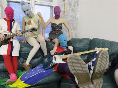 Una imagen de 'Pussy Riot: una plegaria punk'.