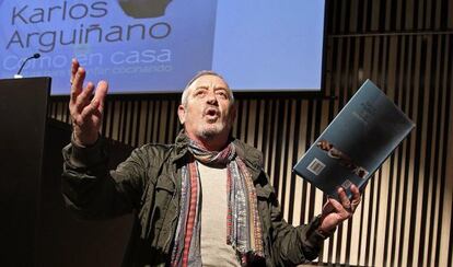 Arguiñano, durante la presentación de su nuevo libro.