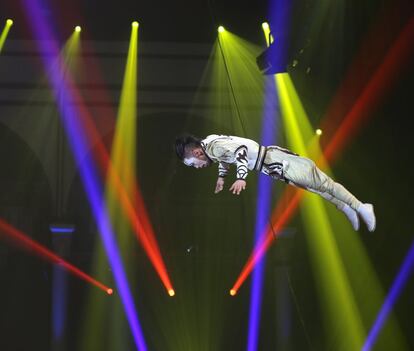 Els trapezis donen peu a un dels números més espectaculars -i arriscats- del circ.