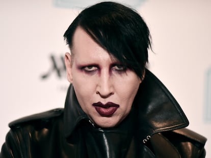 Marilyn Manson, en un concierto benéfico en diciembre de 2019 en Los Ángeles, California.