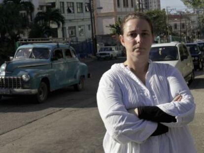 La artista cubana Tania Bruguera, en La Habana.