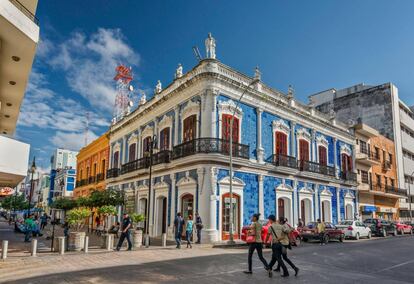 La Casa de los Azulejos, en Villahermosa, la capital del Estado de Tabasco.