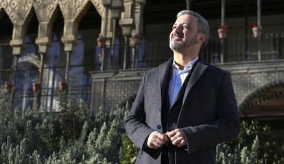 Jaume Collboni, frente al distrito de Horta-Guinardó.